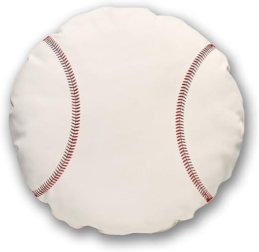 Amazon Com Zumer Sport Baseball Leather Decorative Throw Pillow