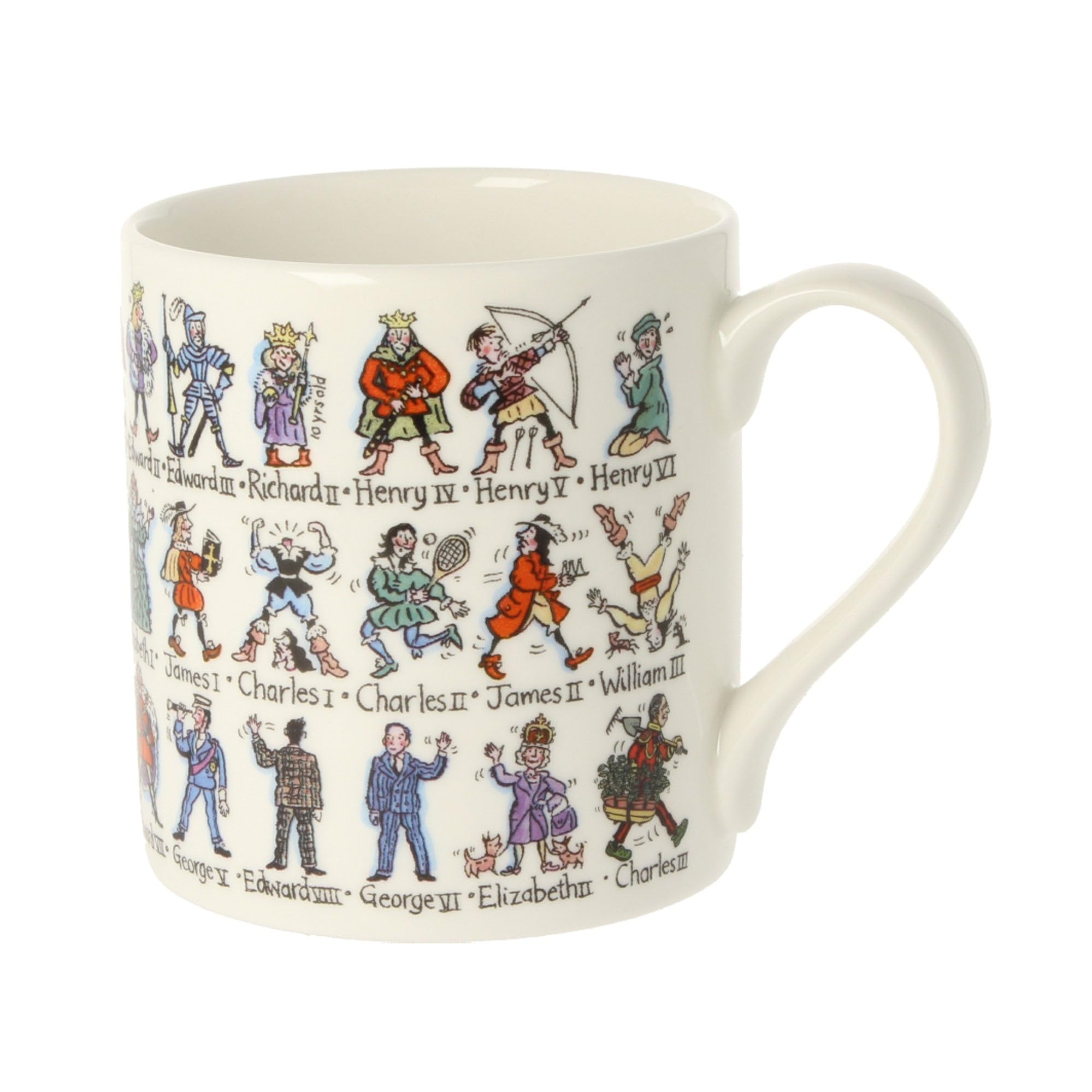 Picturemaps Kings & Queens, Fine Bone China Mug