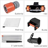 S-Union Portable Pool Vacuum for Above Ground Pools with 5 Section Poles view 4