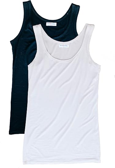 amazon women's white tank top