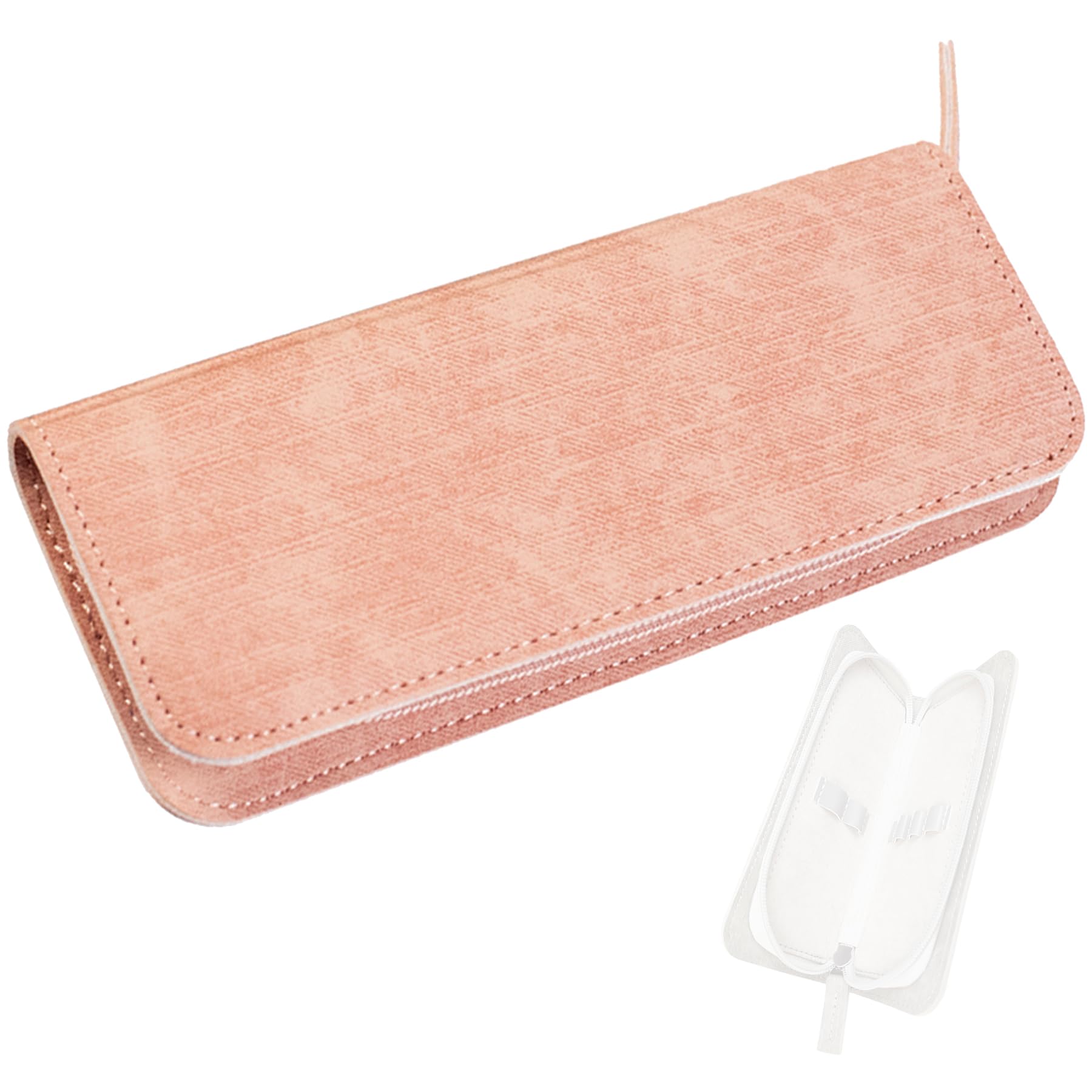 Seedew Tweezer Organizer for Eyelashes - Portable Storage Pouch Made of Soft Polyurethane with 5 Positions, Dustproof, with Individual Zipper for Eyelash Extensions — image 1