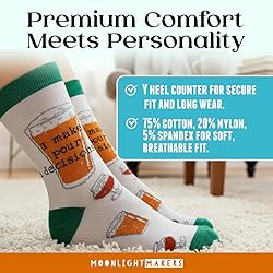 Moonlight Makers Funny Socks with Sayings - I Make