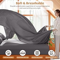 Shilucheng 100% French Linen Sheets - Queen Size