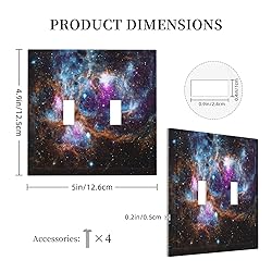 Psychedelic Mysterious Starry Sky Double Toggle