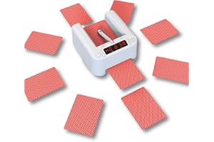 CUIYKAI Automatic Poker Card Dealer Machine Rotating-Fast Accurate and Stable Card Dealing Tool Rotating Card Dealer Machine for UNO,Texas Hold'em,Home Card Games