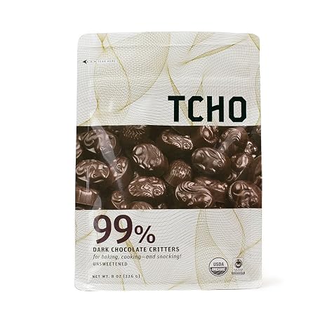 Tcho unsweetened Dark chocolate critters (812603016384)