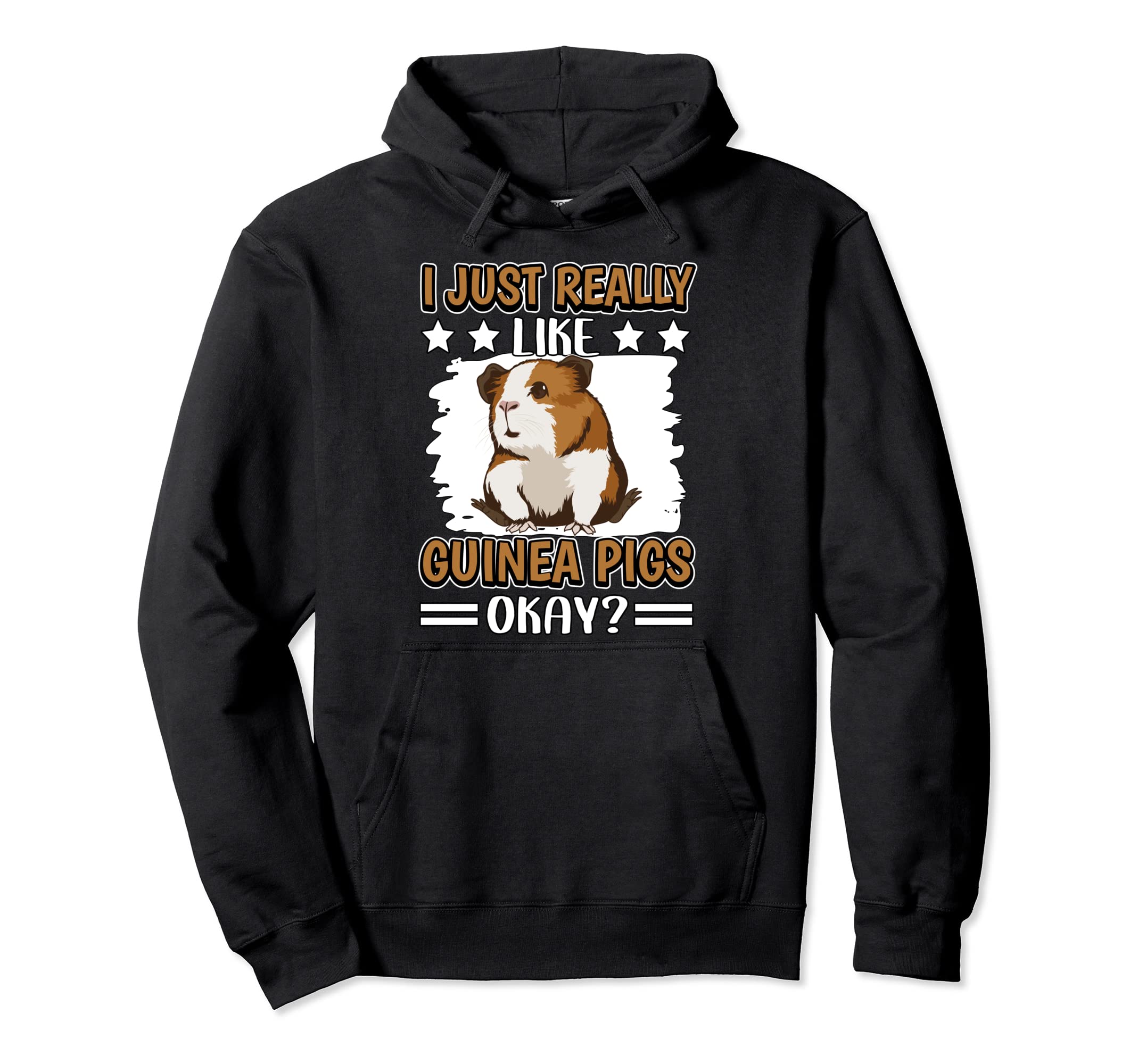 Cavy I Just Really Like Guinea Pigs Pullover Hoodie