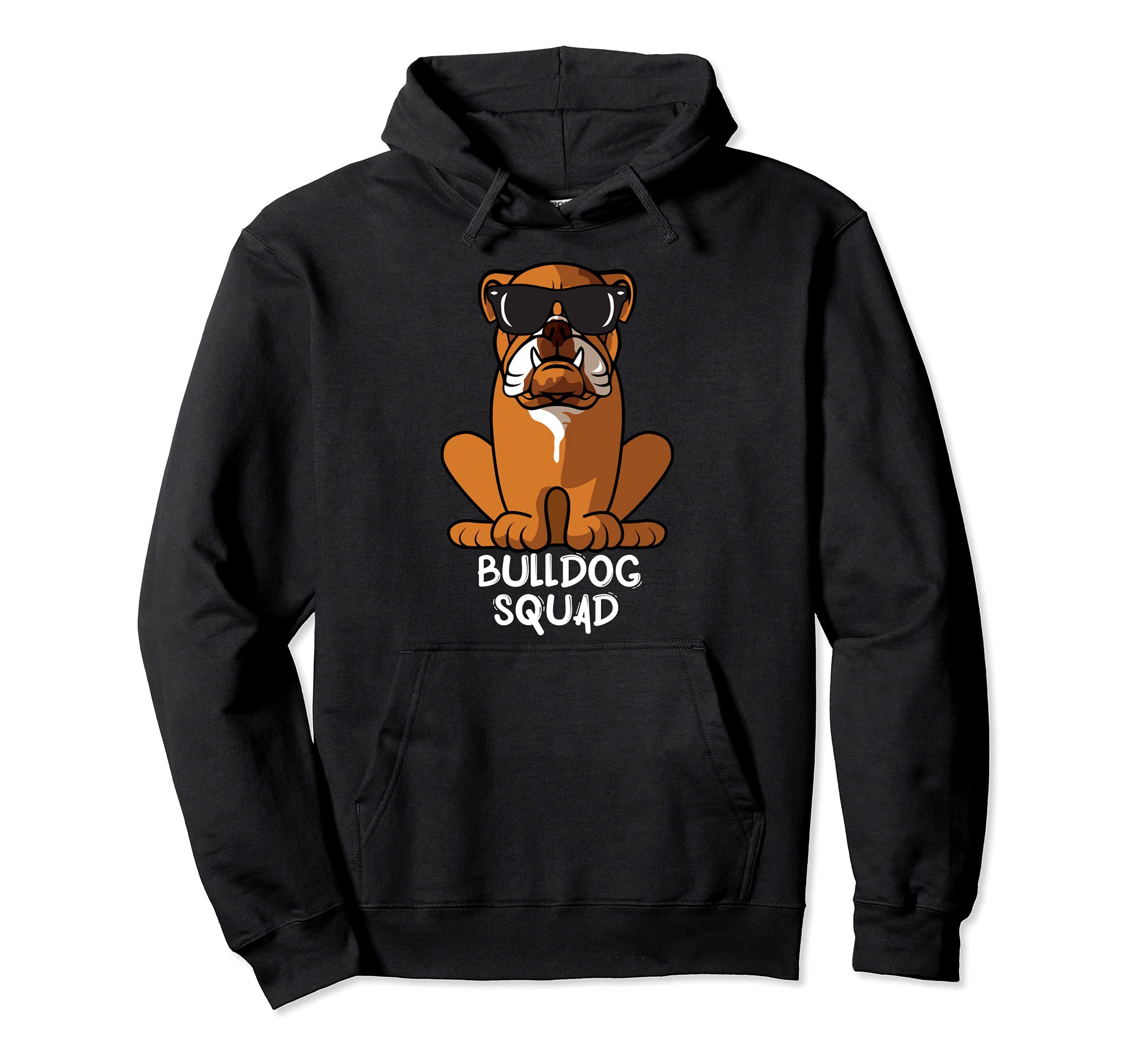 Cool Bulldog Squad Dog Mom Dog Dad Pullover Hoodie