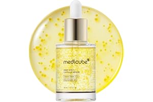 medicube Deep Vitamin C Capsule Serum | Hydrating Vitamin C Serum for Dull & Uneven-Looking Skin with Visible Concerns | Lipo