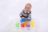 tickit 6-Piece Translucent Colour Jug Set Sensory Toy Ages 18+ Months view 4