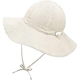 Infant Sun Hat Baby Girl Sun Hat Toddler Hats for Boys Girls Baby Boy Hats Wide Brim Baby Beach Hat UPF 50+ Cotton
