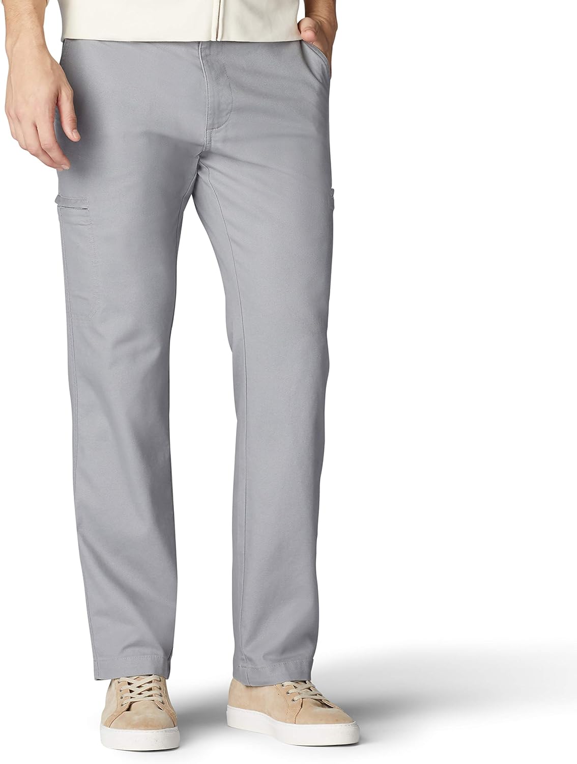 Lee Men's Performance Series Extreme Comfort Cargo Pant, Quartz, 31W x