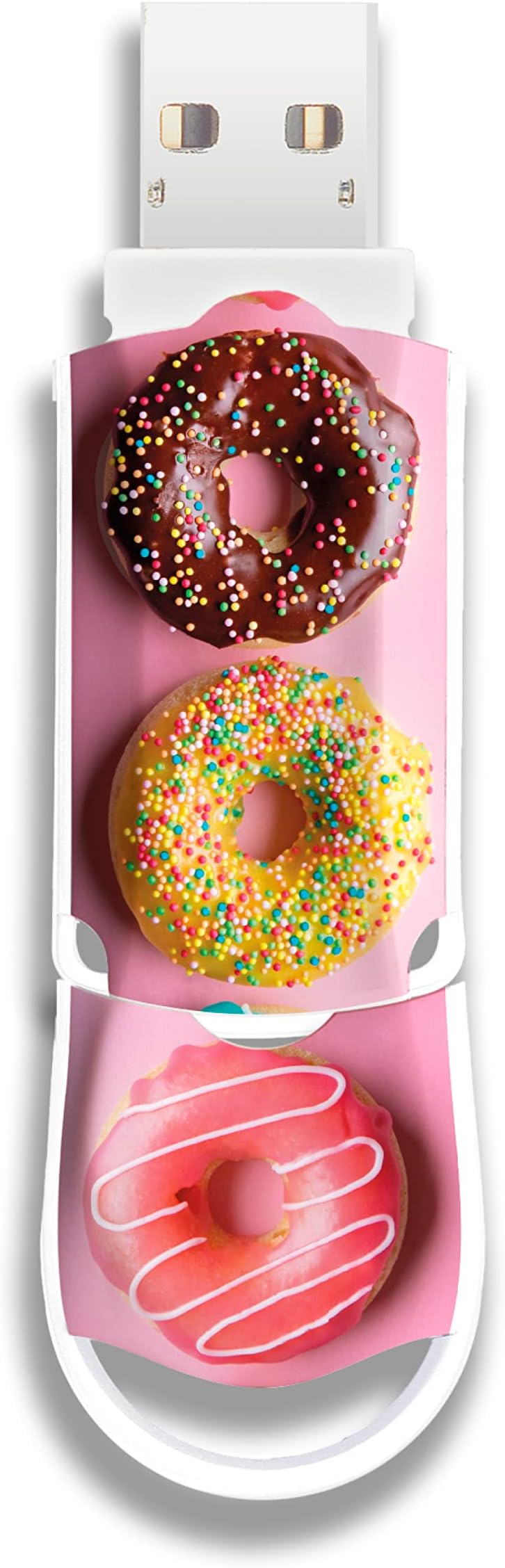 Integral 128GB USB 3.2 Funky Doughnut Design Memory Stick Pen Drive