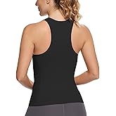 MathCat Workout Tops for Women Racerback Tank Tops Seamless Running Tank Tops Muscle Tank