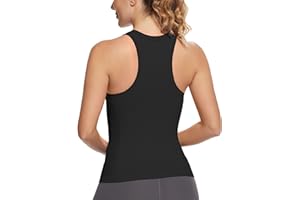 MathCat Workout Tops for Women Racerback Tank Tops Seamless Running Tank Tops Muscle Tank