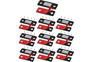 Magnetic Door Catch, 10 Pack Ultra Thin Magnetic Cabinet Locks, Adhesive Door Magnet for Kitchen Cupboard Closet Cabinet Door