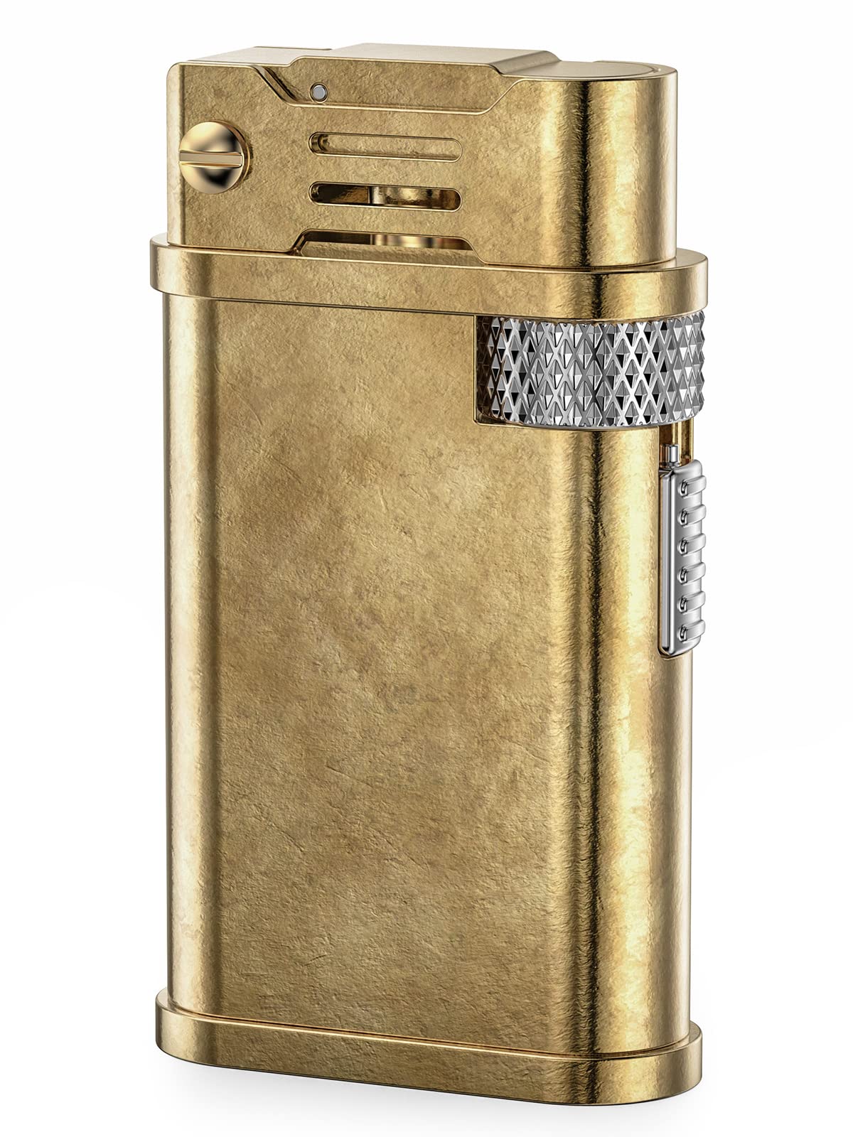 JOPOO Vintage Petrol Lighter, Refillable Petrol (Sold Without Petrol)