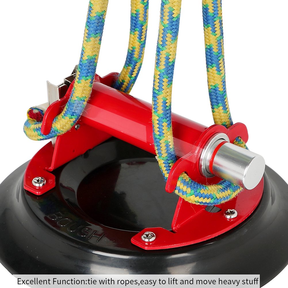 9" Vacuum Suction Cup Glass lifter with Metal Handle Heavy Duty Suction