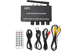 Oreilet Bluetooth 5.4 Receiver for Home Stereo, Bluetooth Audio Sound Adapter, Karaoke Mixer, Digital to Analog Audio Convert