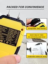 AZUNO Wood Moisture Meter 8 Modes Digital Damp Tester Backlit LCD 3 Color view 7
