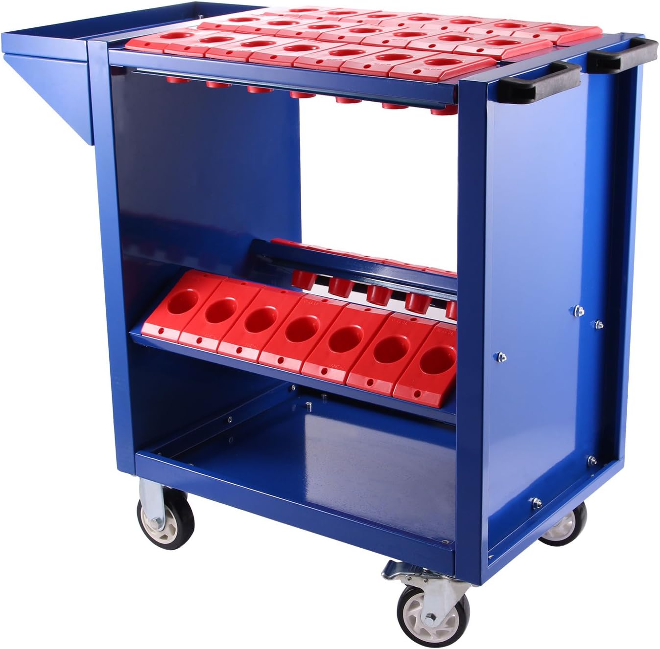 Mophorn Tool Cart 40 Taper Tool Holder CNC Tool Cart 35 Capacity CAT40