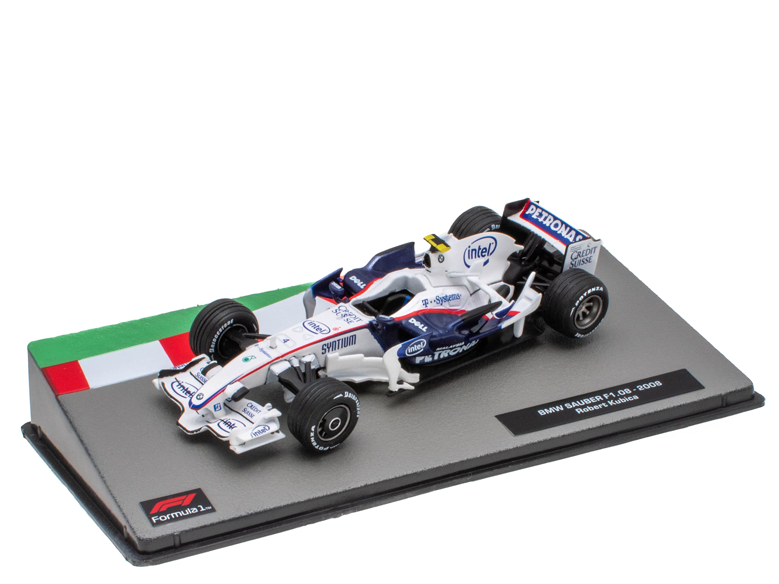 OPO 10 - Miniature car Formula 1 1/43 compatible with BMW SAUBER F1.08 - Robert kubica - 2008 - F1 FD050