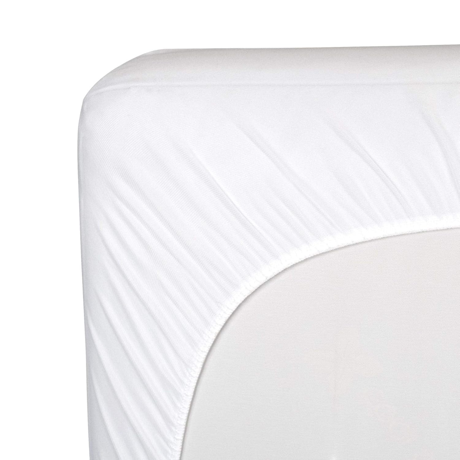 Sealy Stain Protection Waterproof Fitted Toddler & Baby Crib Mattress Pad Cover/Protector, White, 52” x 28” : Crib Mattress Pad Cover : Baby