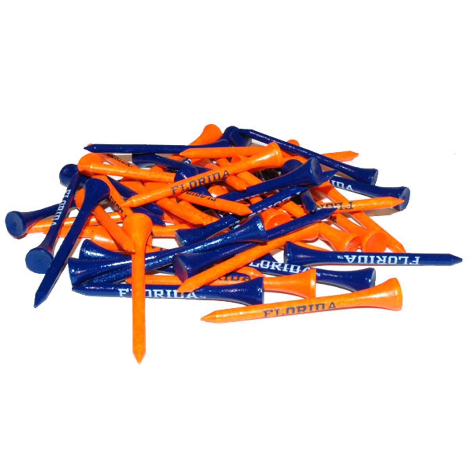 Team Golf NCAA Florida Gators 2 3 4 Golf Tees 50 Pack Regulation Size Multi Team Colors