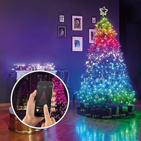 Albero Di Natale Da Esterno Amazon.Twinkly 2019 Ghirlanda Luminosa Connessa Per Albero Di Natale Generazione Ii Controllabile Tramite Smartphone Per Effetti Visivi Unici Decorazione Natalizia Da Esterno Luminosa In Esclusiva Da Festive Lights 32m Amazon It Illuminazione