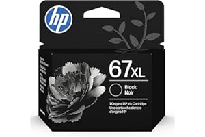 HP Original 67XL Black High-Yield Ink Cartridge | Works with HP DeskJet 1255, 2700, 4100 Series, HP Envy 6000, 6400 Series | 