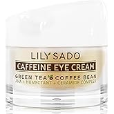 LILY SADO TEA+C™ Coffee & Matcha Caffeine EYE CREAM - Anti-aging Vegan Natural Eye Repair Moisturizer Lotion w Arabica Coffee