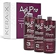 Brazilian Keratin Hair Treatment Straightening - Smooths, Softens, Moisturizers, Adds Shine, Reduces Frizz AGI PRO LISS (PACKAGING MAY VARY)