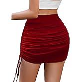 Avidlove Skirts for Women Mini Skirt Casual Double Layer Bodycon Pencil Skirt Clubwear