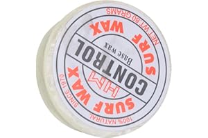 Multipurpose Surf Wax for Grip and Performance Ideal for Various Temperatures (White)