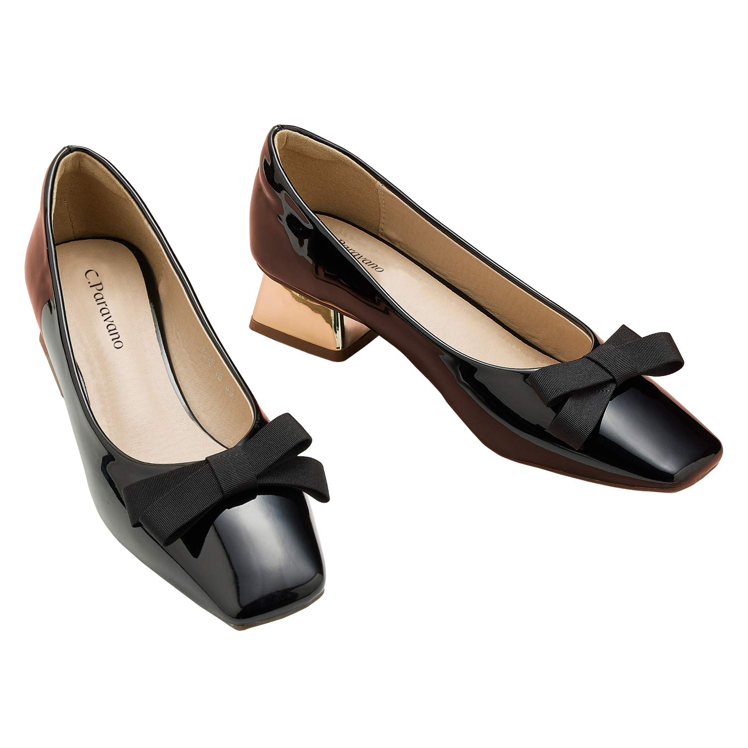 plain black pumps womens
