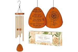 DAMAIGIIFT Christian Gifts for Women, Religious Inspirational Gifts for Men Women, Christian Wind Chimes Baptism, Birthday, Christmas,Thanksgiving, Faith Based Gift for Pastor Friends Mom Boys Girl Sister
