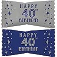 Party Sweets By Hospitality Mints 40th Birthday Buttermints, 7-Ounce Bags (Pack of 6)