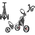 Caddytek CaddyLite 11.5 V3 3 Wheel Golf Push Cart - SuperLite Deluxe, Lightweight, Easy To Fold Caddy Cart Pushcart