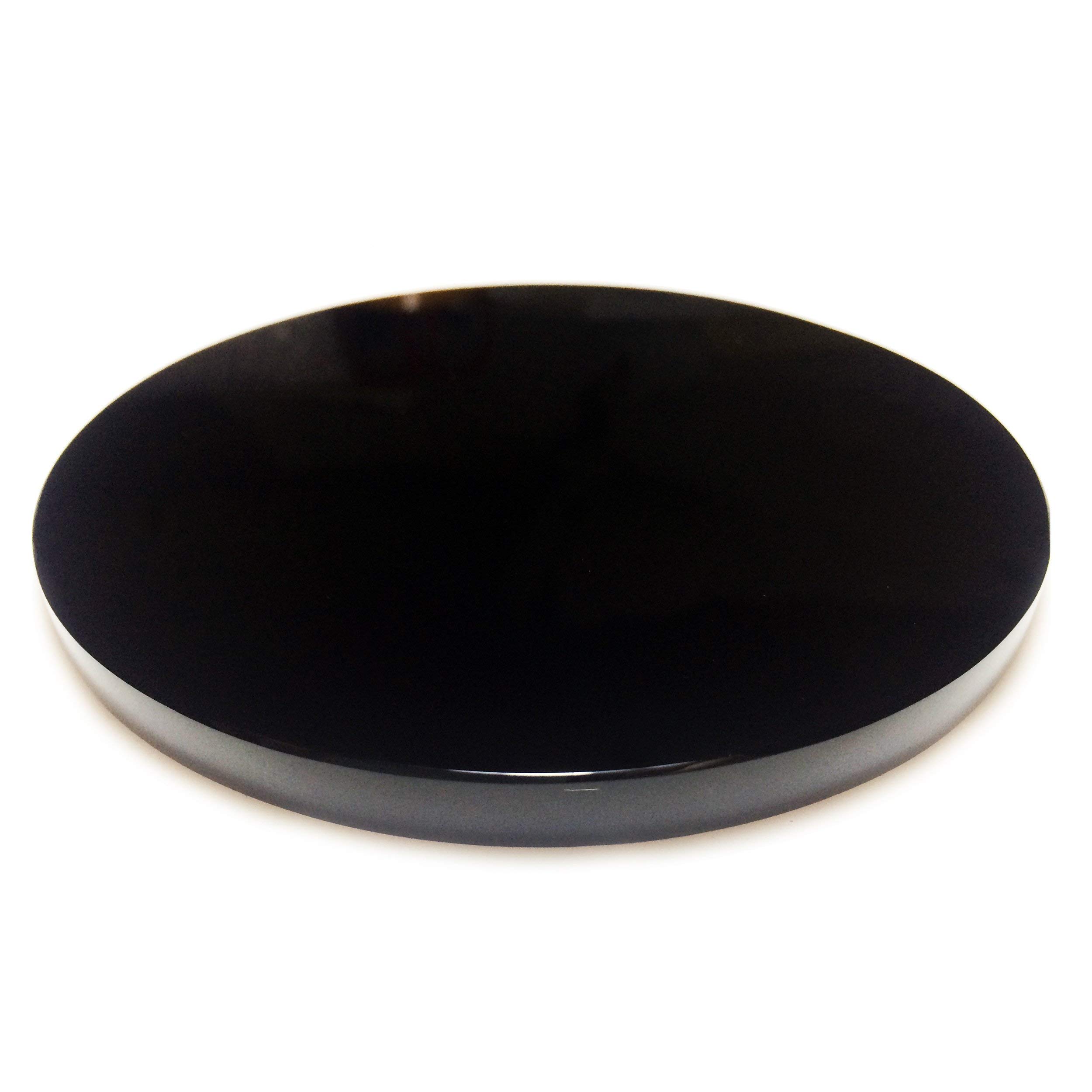 Polar Jade Black Obsidian Scrying Mirror 125 mm / 5” Diameter — image 1