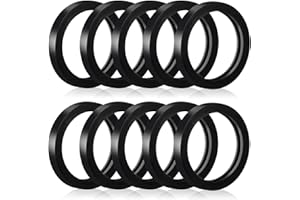 Walquicks 8pcs Gas Can Spout Gaskets Rubber Ring Replacement Can Gaskets Fuel Washer Seals Spout Gasket Sealing Rings Replace