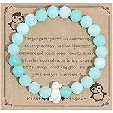 AHAETH Penguin Lovers Gifts Bracelet for Women Men Adults Her Wife Birthday Jewelry Ideas Penguin Bracelet