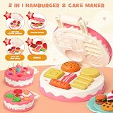Dreamon 3 in 1 Play Color Dough Set Ice Cream Noodle Hamburger Maker view 4