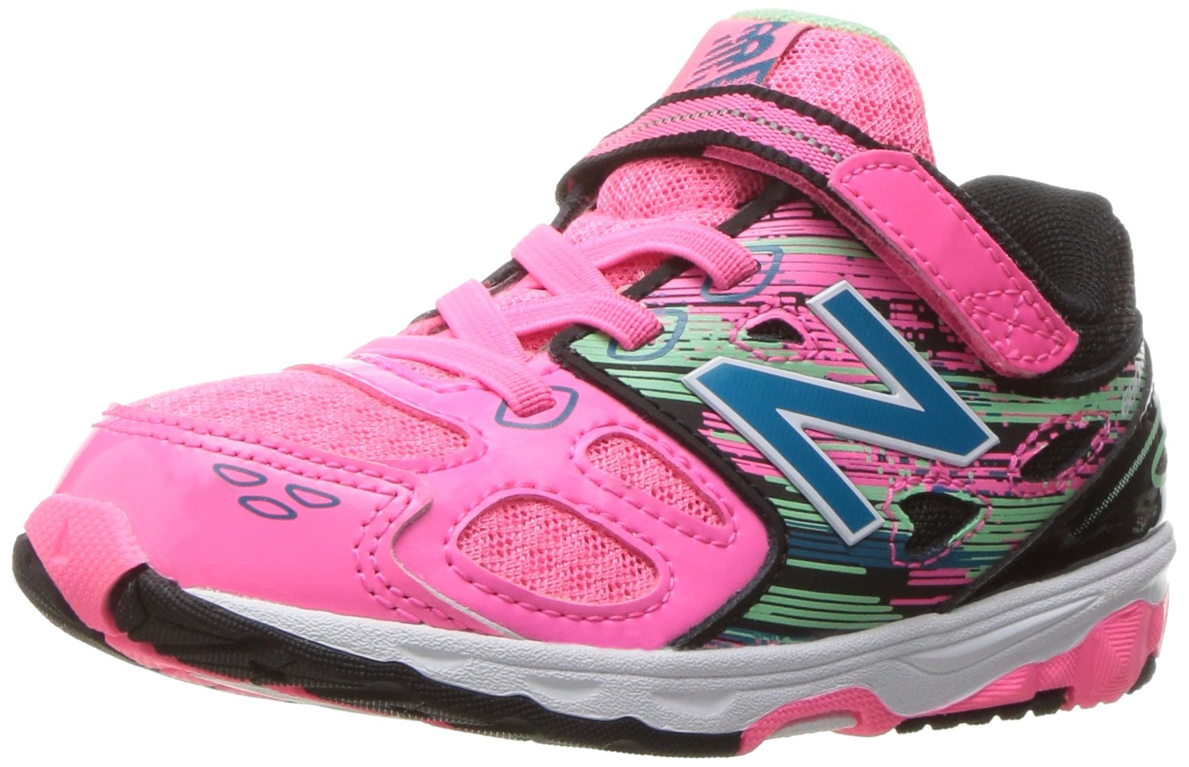 Galleon New Balance Girls' 680 V3 Running Shoe, Pink/Black, 2 XW US