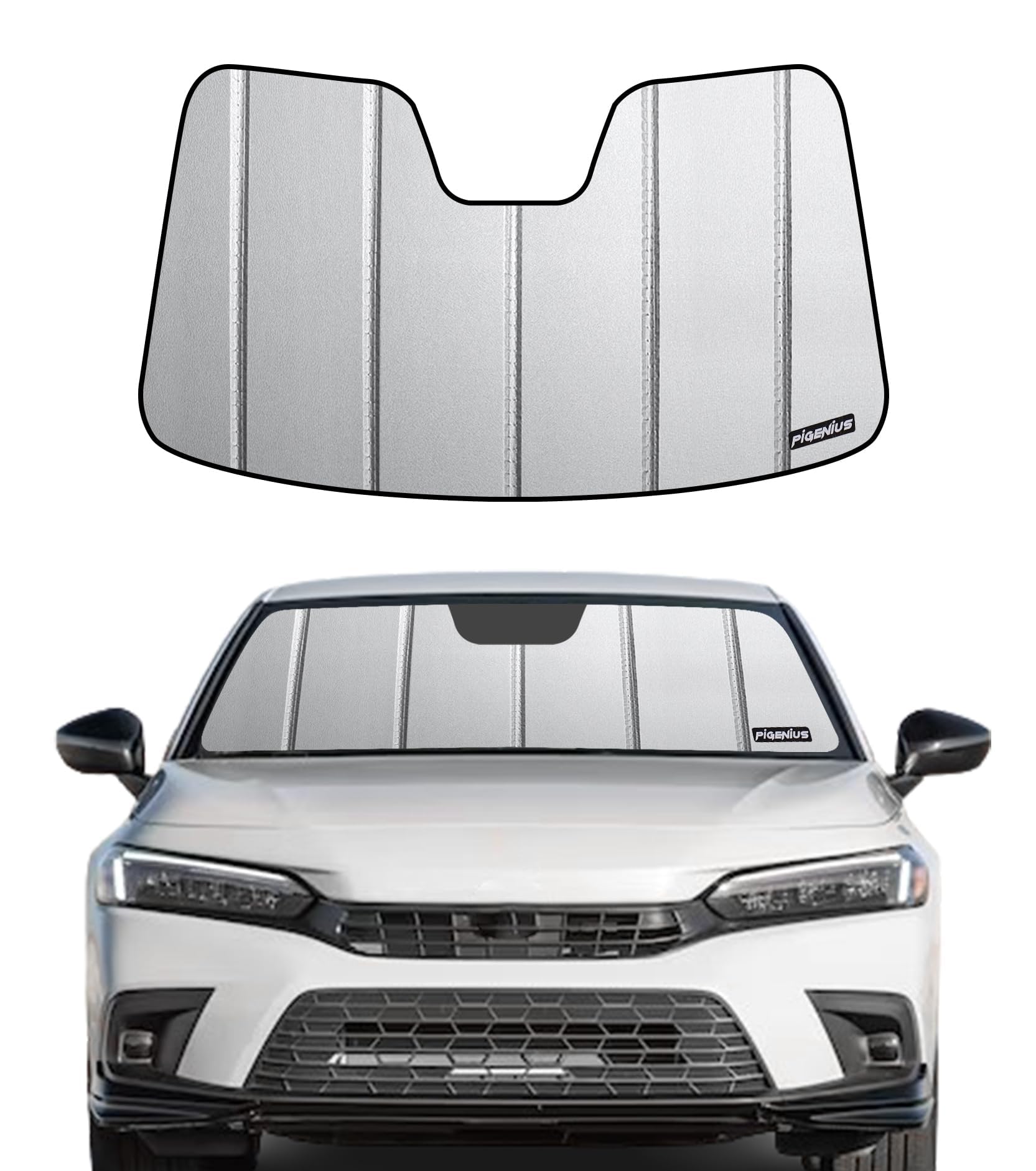 Windshield Sun Shade For Honda HR-V 2023 2024 2025 - Upgraded Nano - View #3