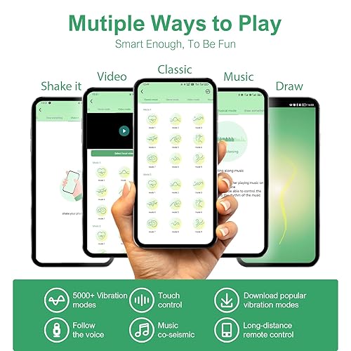 vibration app for women APP Remote Control Wearable Panty Vibrator with Magnetic Clip,G-Spot  Stimulator with 10 Vibration Modes,Adult Sex Toys for Women Couples main image 0