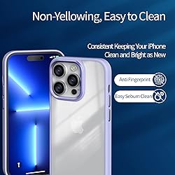 Lavender Clear Phone Case Compatible with iPhone
