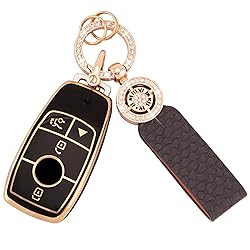 Koaudb Car Key Fob Cover Fit for Mercedes Benz A B
