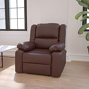 Flash Furniture Love Seats, Brown LeatherSoft
