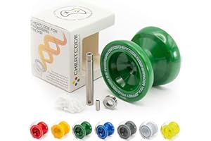 Cheatcode Yoyo by Brandon Vu | Master Fingerspin Tricks | A Responsive & Unresponsive Yo-yo for Kids, Teens & Adults | Great Yo Yo For Beginners | Extra Professional Ball Bearing Kit Included | Offset