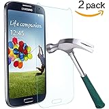 TANTEK Tempered Glass Screen Protector for Samsung Galaxy S4-2 Pack
